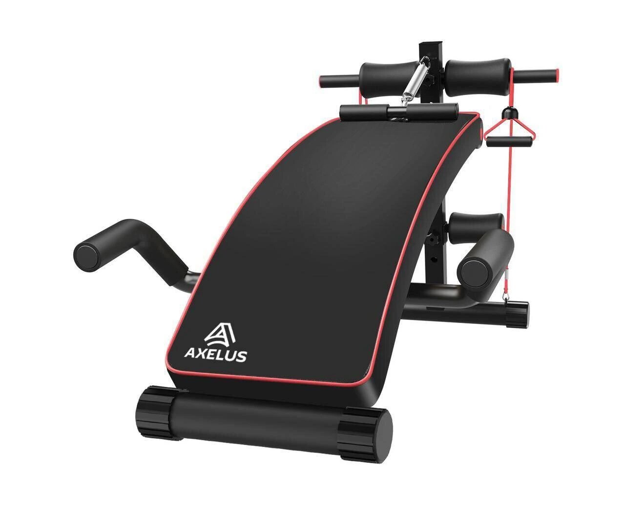 Скамья для пресса Axelus "Преслежак", складная, регулируемая, с эспандерами