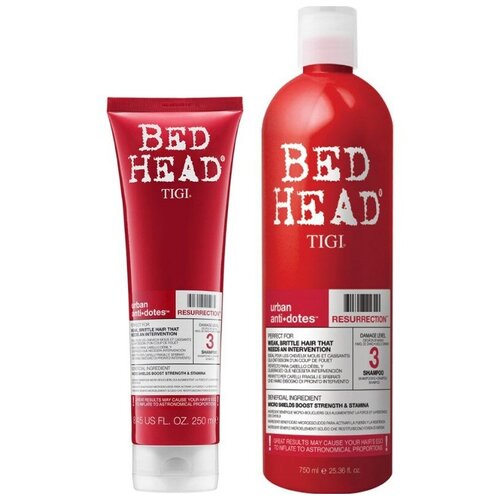 Шампунь для сильно поврежденных волос - уровень 3 - TIGI Bed Head Urban Anti+Dotes Resurrection Shampoo-3 750 ml