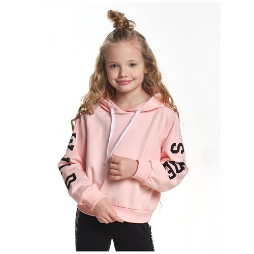 фото Худи для девочки mini maxi, модель 7427, цвет розовый, размер 128