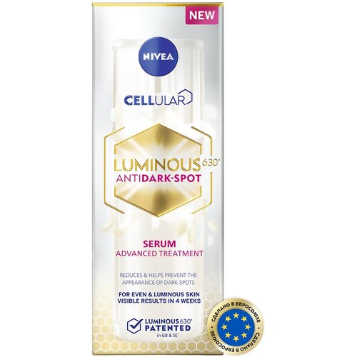 NIVEA Сыворотка LUMINOUS630 против пигментации, 30 мл сыворотка против пигментации nivea luminous630 antidark spot serum