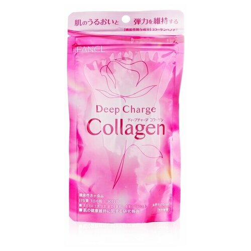FANCL Deep Charge Collagen Коллаген с экстрактом розы