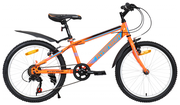 Горный (MTB) велосипед AVENGER C200 (2021) оранжевый/синий неон 11" (требует финальной сборки)