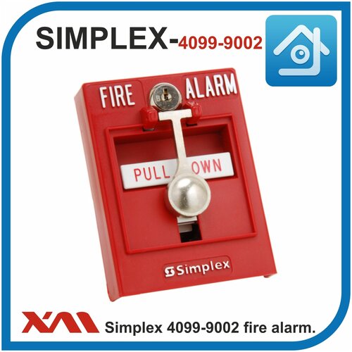 Извещатель пожарный ручной Simplex 4099-9002 fire alarm box (без защитного стекла) сн дым пожарный извещатель