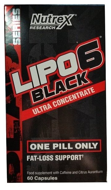 LIPO 6 Black Ultra Concentrate Int Nutrex (60 кап)