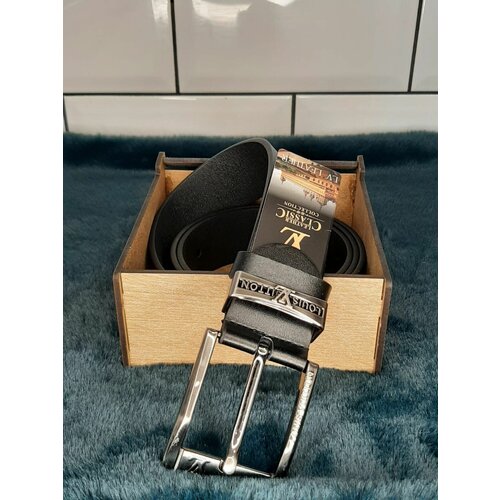 фото Ремень мужской натуральная кожа в подарочной коробке louis vuittoon x