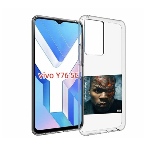 Чехол MyPads 50 Cent - Before I Self Destruct мужской для Vivo Y76 5G задняя-панель-накладка-бампер