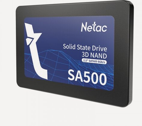 Изображение товара SSD диск Netac SA500, 256Гб, 2.5", SATA (NT01SA500-256-S3X)