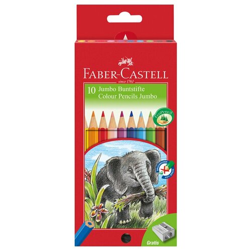 Карандаши цветные FABER-CASTELL, 10цв, 