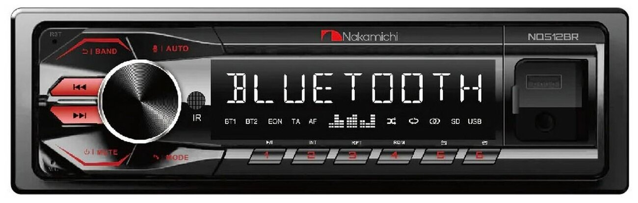 USB-Автомагнитола Nakamichi NAK-NQ512BR