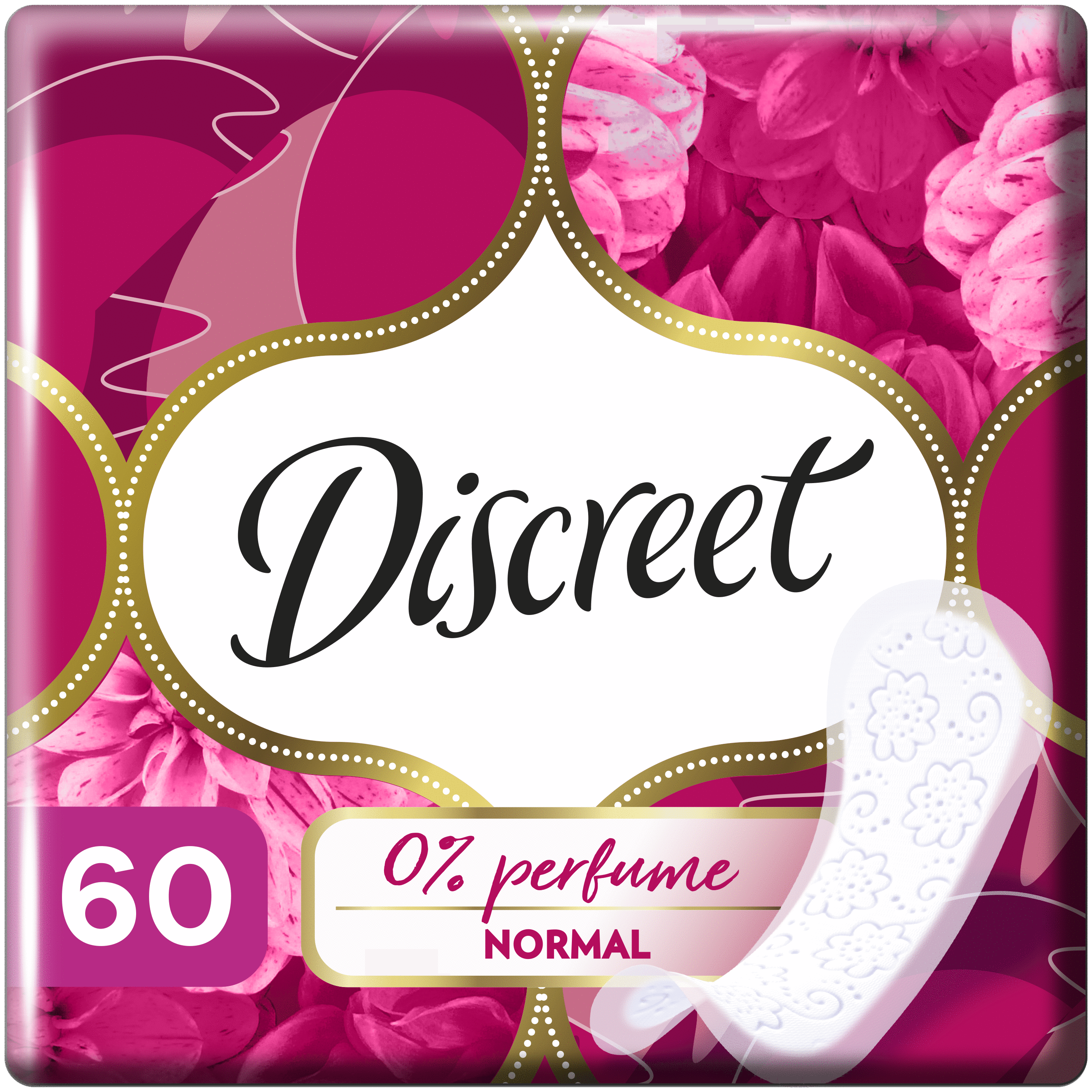 Женские ежедневные Прокладки Discreet Normal, 60шт.