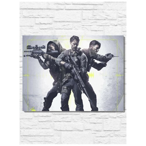 Картина по номерам на холсте Sniper Ghost Warrior 3 (шутер, PS, Xbox, PC, Switch) - 10410 30x40