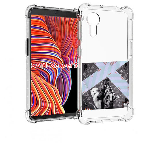 Чехол MyPads Lil Uzi Vert - Luv Is Rage 2 для Samsung Galaxy Xcover 5 задняя-панель-накладка-бампер
