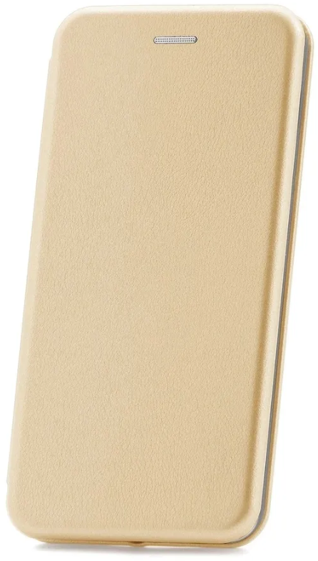 Чехол книжка золотой для Apple IPhone 6 / iPhone 6S с магнитным замком , трансформируется в подставку и карман для пластиковых карт / айфон 6 / 6с