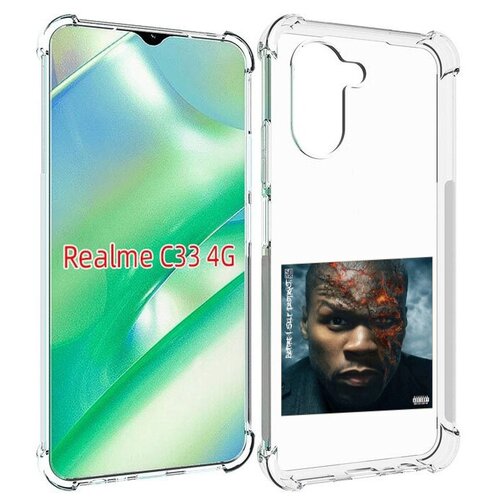 Чехол MyPads 50 Cent - Before I Self Destruct мужской для Realme C33 4G задняя-панель-накладка-бампер чехол mypads 50 cent before i self destruct мужской для tecno pova neo 4g задняя панель накладка бампер