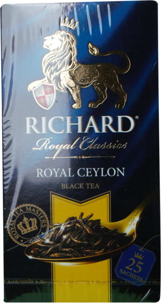 Чай Richard "Royal Ceylon", черный, 25 пакетиков по 2г, 355024 - фотография № 12