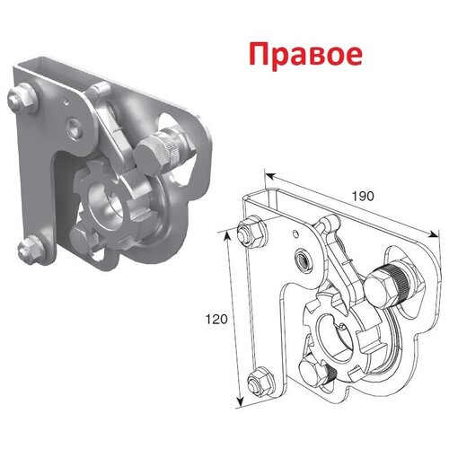 Устройство защиты от разрыва правой пружины Medium, SSD-210R - DoorHan