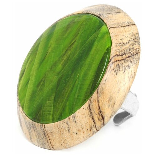 Кольцо NATURE BIJOUX, зеленый