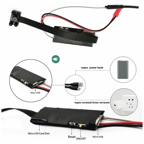 Мини камера Wi-Fi с ИК-подсветкой SPECCAM-07IK 90 градусов детектор движения 4К 3590₽