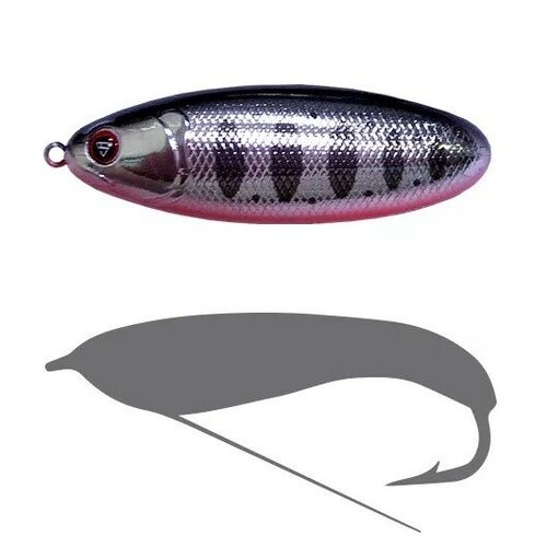 фото Воблер sprut bloody woody weedless spoon 70s 15г/sbktr