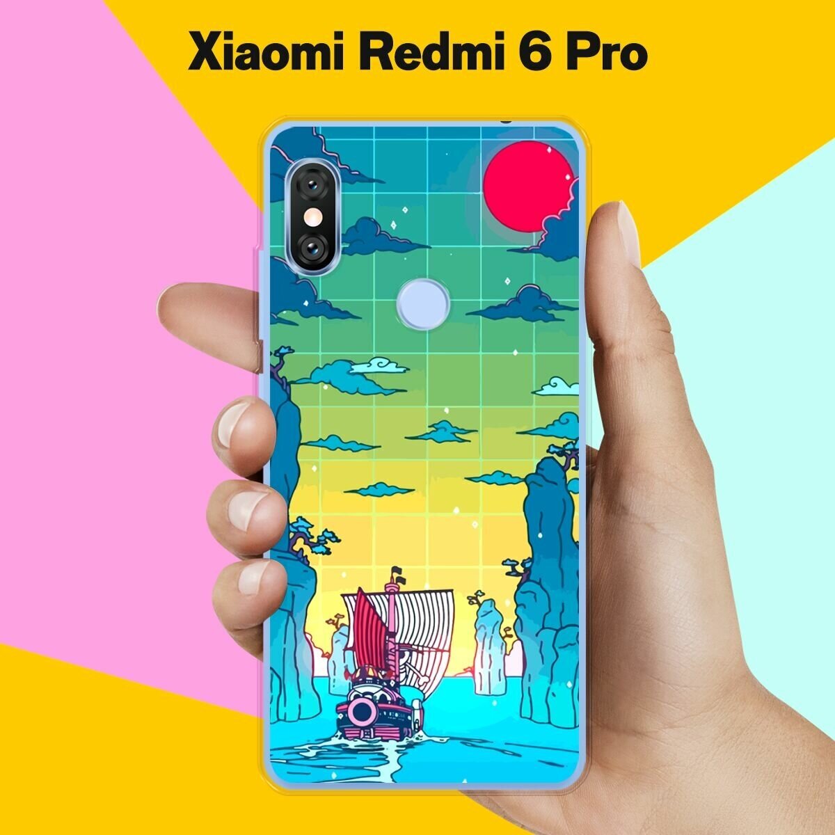 Силиконовый чехол на Xiaomi Redmi 6 Pro Пейзаж 30 / для Сяоми Редми 6 Про