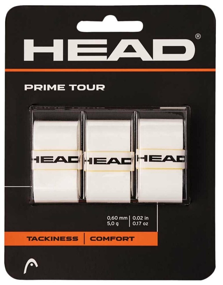 Обмотки HEAD Prime Tour 3шт Белый 285621-WH