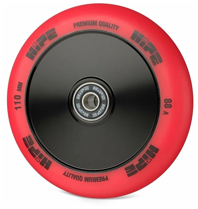 Колесо Hipe Medusa Wheel Lmt20 110мм красный/черный, Black/red
