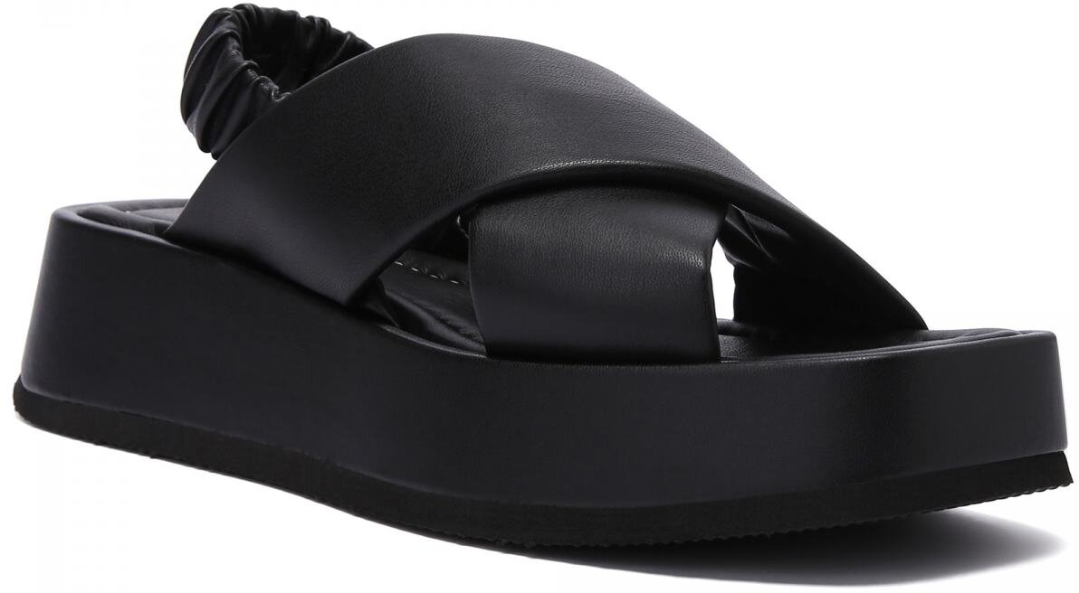 Сандалии Pollini, размер 38IT, черный — фото 1