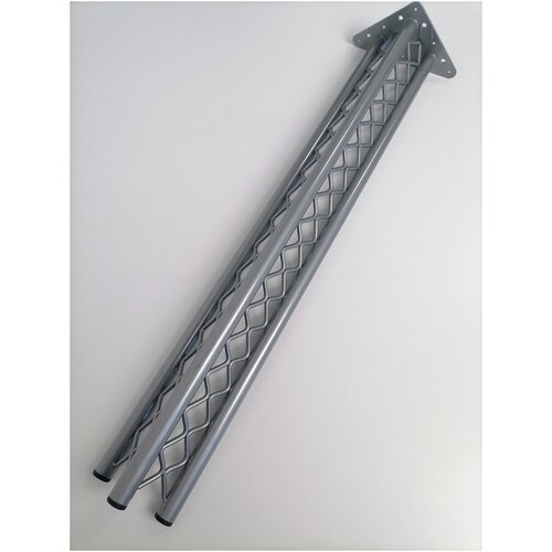 Опора для барной стойки. Высота 85см. Комплект 1шт. Ажур 3. Цвет хром зеркальный.