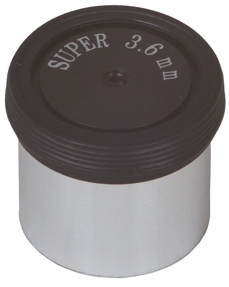 Окуляр Sky-Watcher Super 3,6 мм, 1,25", для телескопов, оптическая схема: Супер-Кельнер (Super Kellner), ахромат