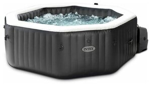 Intex 28458 (201х71, аэор+гидро) Надувной бассейн джакузи PureSpa Jet and Bubble Deluxe