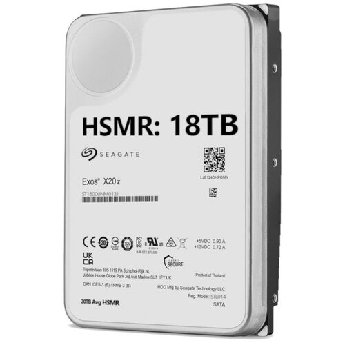 18 ТБ Жесткий диск Seagate Exos X20z HSMR ST18000NM013J 2185000₽