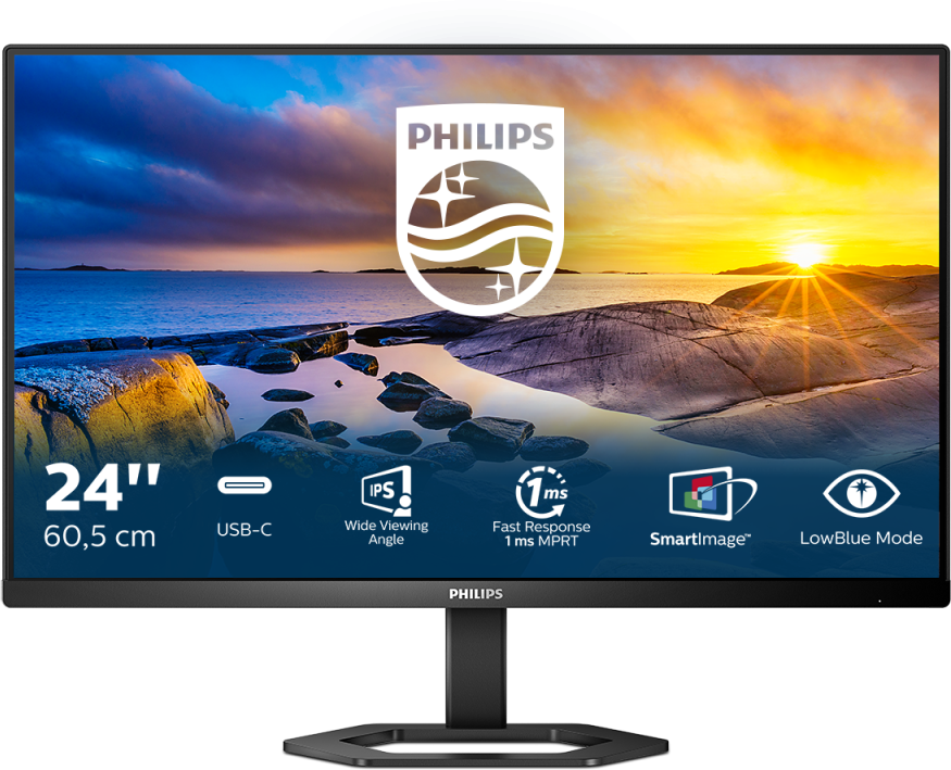 Монитор Philips 24" 24E1N5300AE - фото №3