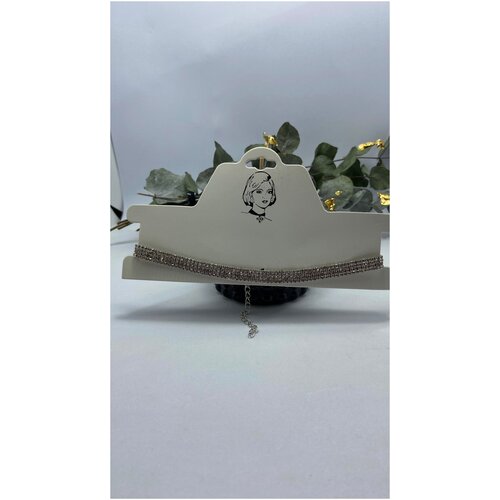 Чокер на шею со стразами