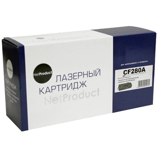 Картридж NetProduct N-CF280A, 2700 стр, черный шлейф сканера pro 400 mfp m425dn m425 m425d m425n m401dn m401dw m401n m401 pro 500 m570 m1132