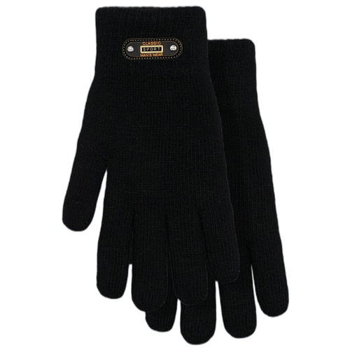 перчатки мужские зимние теплые Перчатки ЭЙФЕЛ, размер 8-12, черный