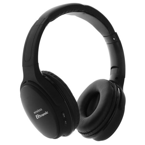 Наушники ELTRONIC 4466 беспроводные полноразмерные BT microSD FM микрофон AUX черные 537900₽