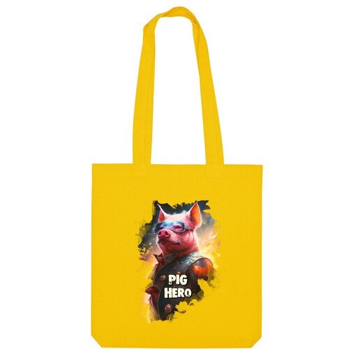 фото Сумка шоппер us basic, желтый