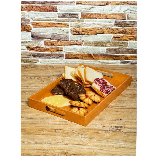 Поднос GUTER BAUM м.201 золушка большой, 420х278х45 мм, Цвет Сосна, Дерево, 330203