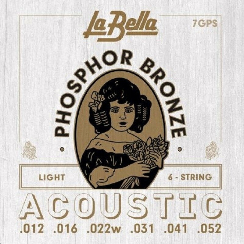 La Bella 7GPS Light Струны для акустической гитары