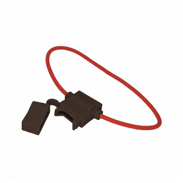 фото Держатель Предохранителя Флажкового До 7а Тип "Норма" (В Сб, С Пров, С Крышкой) Черный (Rexant) REXANT арт. 16-0421