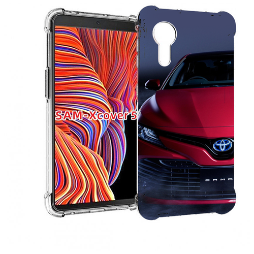 чехол mypads toyota тойота 3 для samsung galaxy xcover pro 2 задняя панель накладка бампер Чехол MyPads toyota тойота 1 для Samsung Galaxy Xcover 5 задняя-панель-накладка-бампер