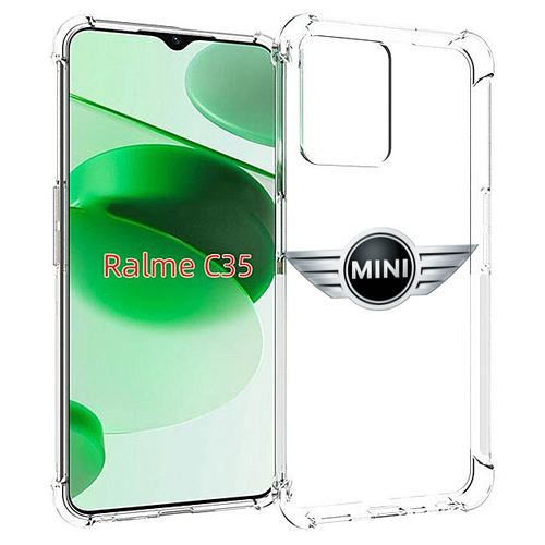Чехол MyPads мини-mini-5 для Realme C35 / Narzo 50A Prime задняя-панель-накладка-бампер