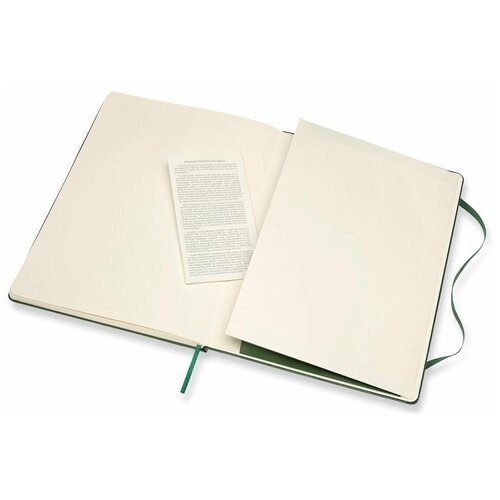 Блокнот Moleskine CLASSIC QP093K15 XLarge 190х250мм 192стр. пунктир твердая обложка зеленый блокнот а5 с твердой обложкой 160 страниц пунктирный журнал блокнот дневник планировщик цвет слоновой кости белый 100 г м2 милые школьные