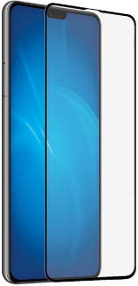 Защитное стекло для экрана DF hwColor-107 для Huawei Mate 30, прозрачная, 1 шт, черный [df ] - фото №1