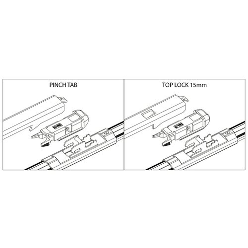 Osawa адаптеры OMA26 (PINCH TAB (TOP LOCK 15mm)) 2шт.