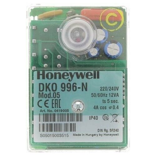 блок управления горением honeywell resideo dkg 972 n mod 21 арт 0432021 чешская республика Блок управления горением Honeywell DKO 996-N MOD.05 0419005U