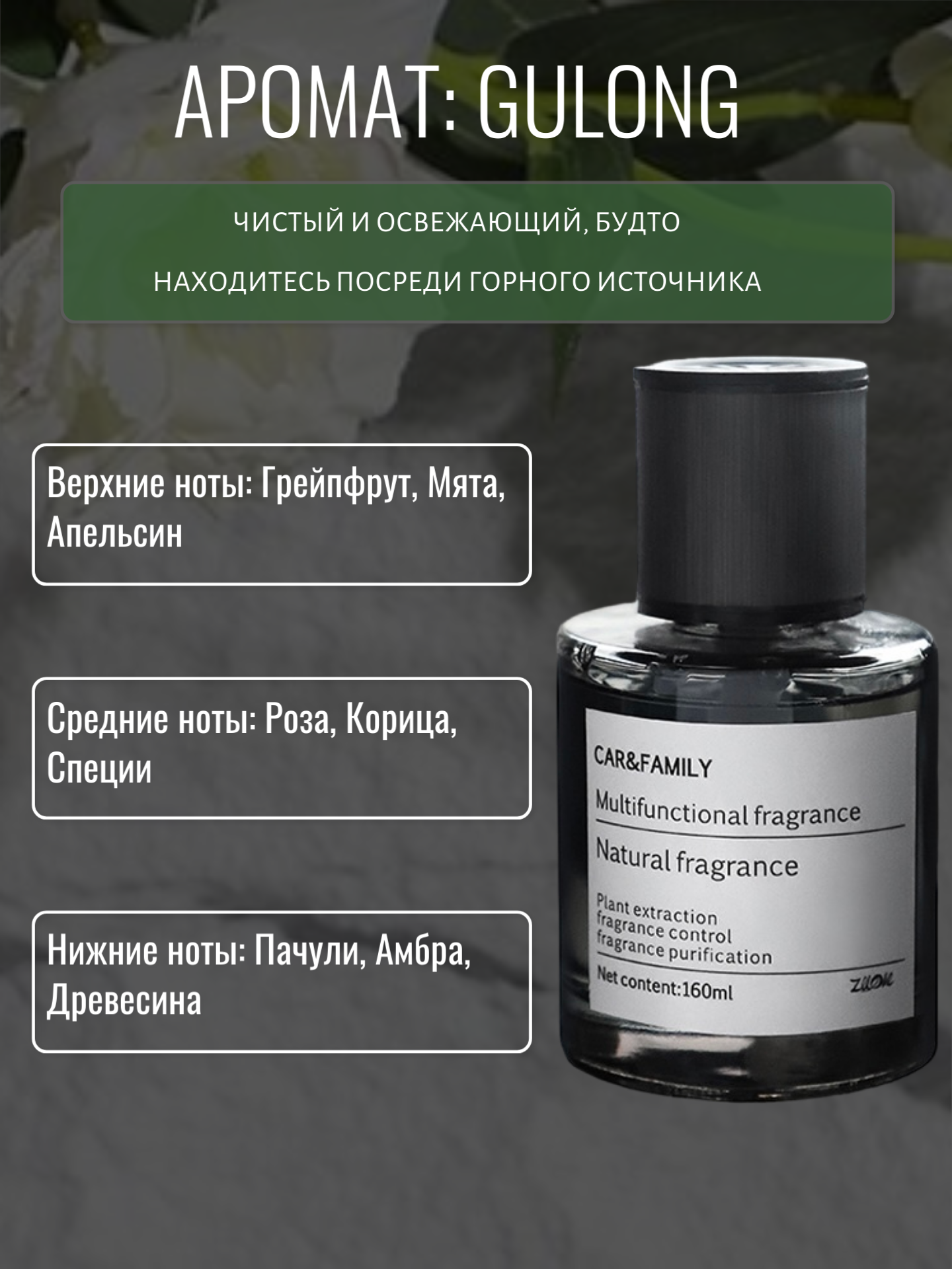 Ароматизатор для автомобиля Car&Family в машину 160 мл