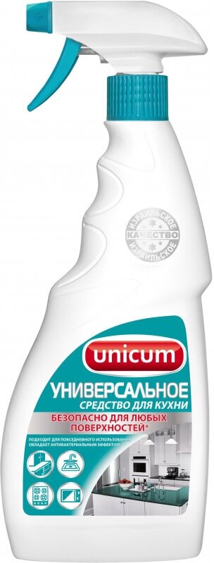 Чистящее средство для кухни UNICUM Универсальное 500мл спрей - фотография № 3
