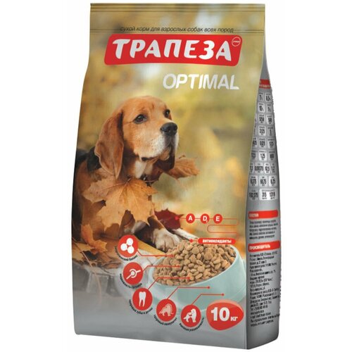 Корм для собак Трапеза 10кг Optimal 201003029