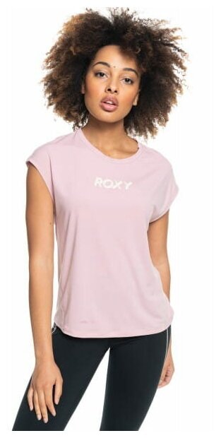 Футболка Roxy, размер XS, розовый